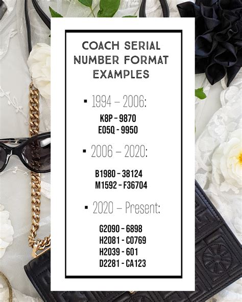 coach serial number guide.